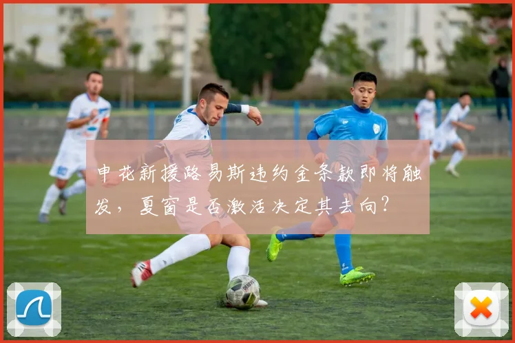 申花新援路易斯违约金条款即将触发,夏窗是否激活决定其去向?